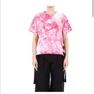 🔥 Sacai Tie Dye T-Shirt with Grommets and Ties
